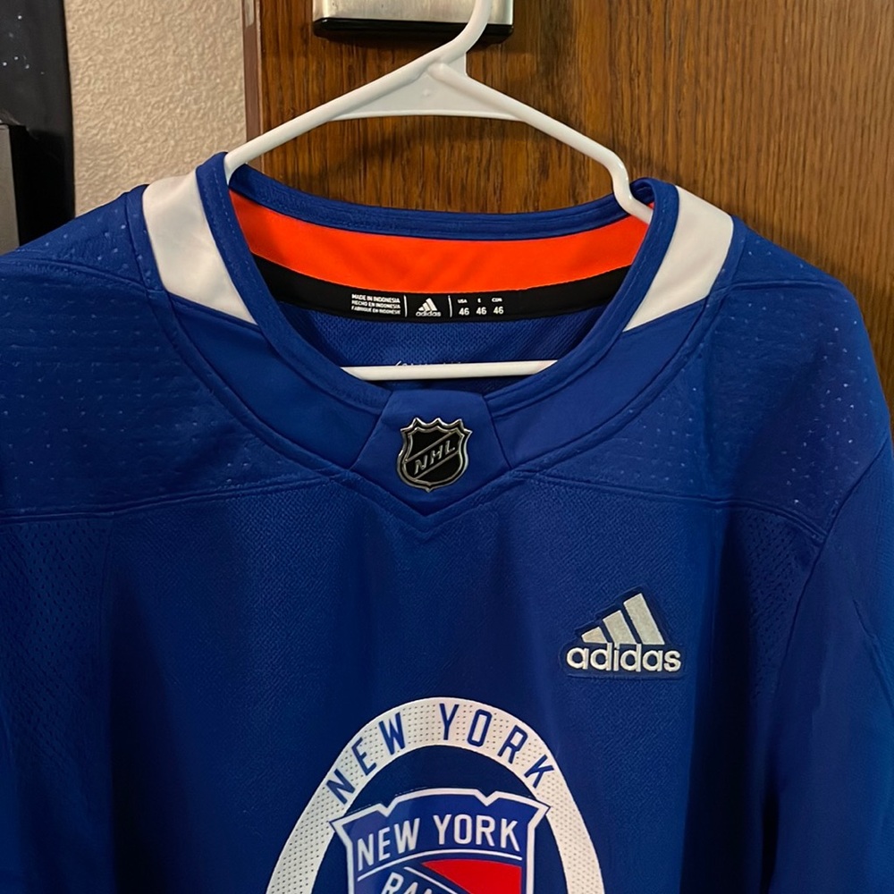 Adidas New York Rangers Practice Jersey Size 46